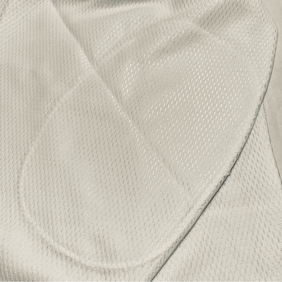 ALLESON ATHLETIC JERSEY MEN’S LONG SLEEVE OVERSIZED V-NECK WHITE COLOR MEDIUM - Picture 4 of 7